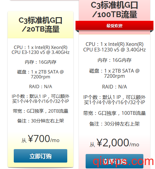 美國G口/單向CN2/20TB流量/100TB流量可選/流量超標可以付費升級帶寬/便宜G口/低至700元1月-求VPS