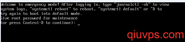 centos 7開機出現welcome to emergency mode! 解決方法-求VPS