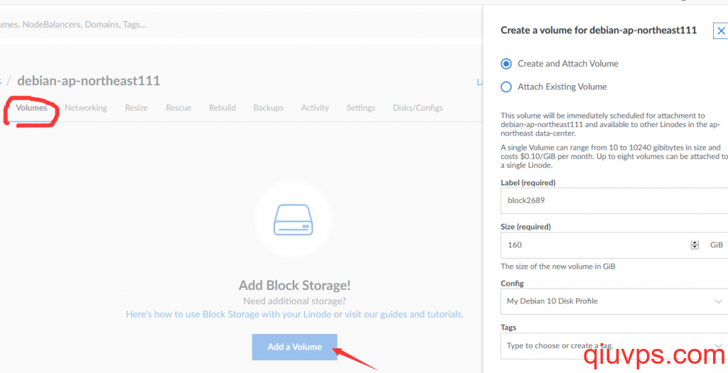 日本vps/linode block storage/linode添加塊存儲(chǔ)/linode添加磁盤-求VPS
